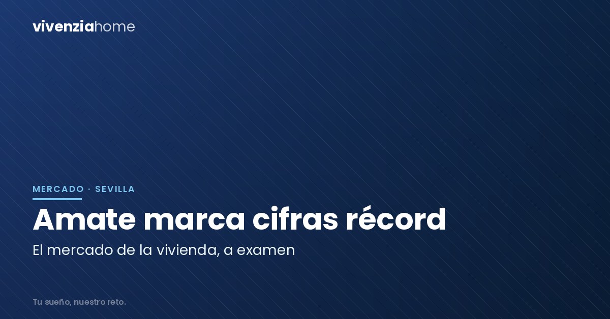 El mercado de la vivienda en Amate alcanza cifras récords 