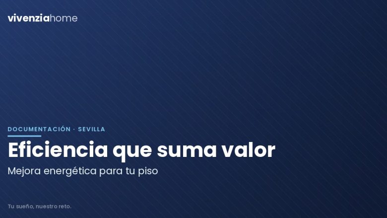 Agrega valor a tu piso gracias a la eficiencia energética