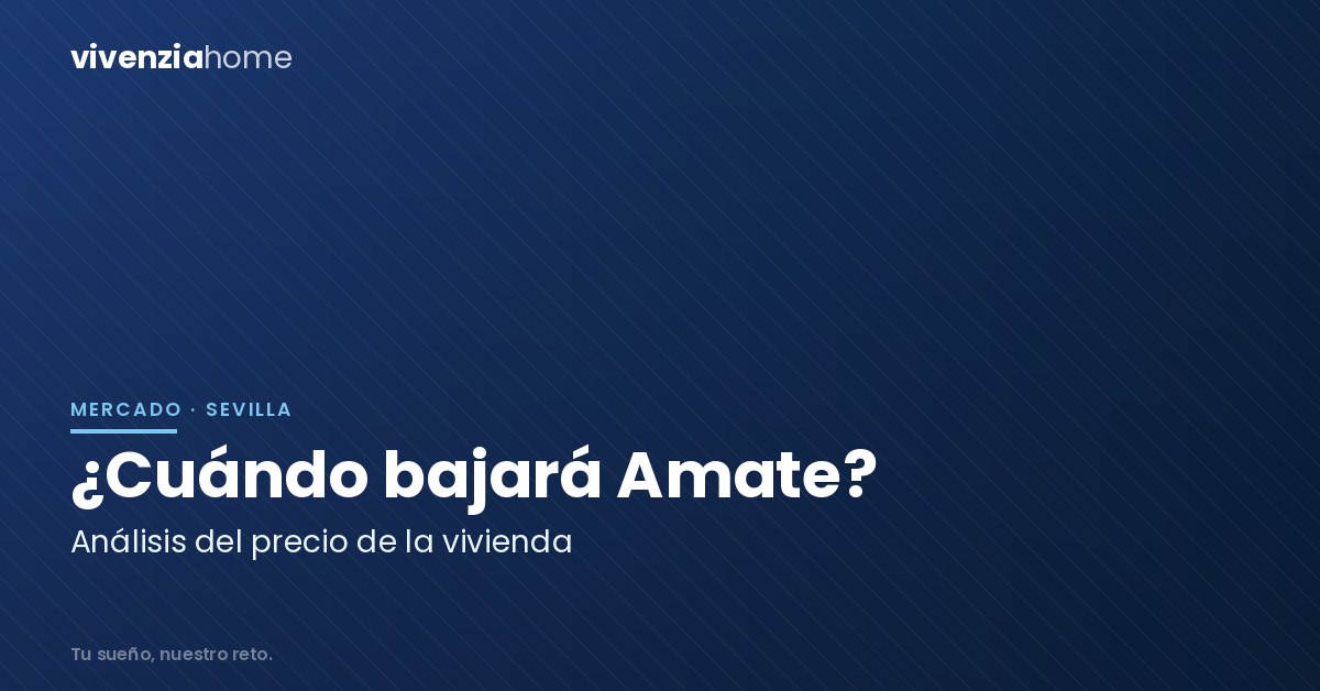 ¿Cuándo bajará el precio de la vivienda en Amate?