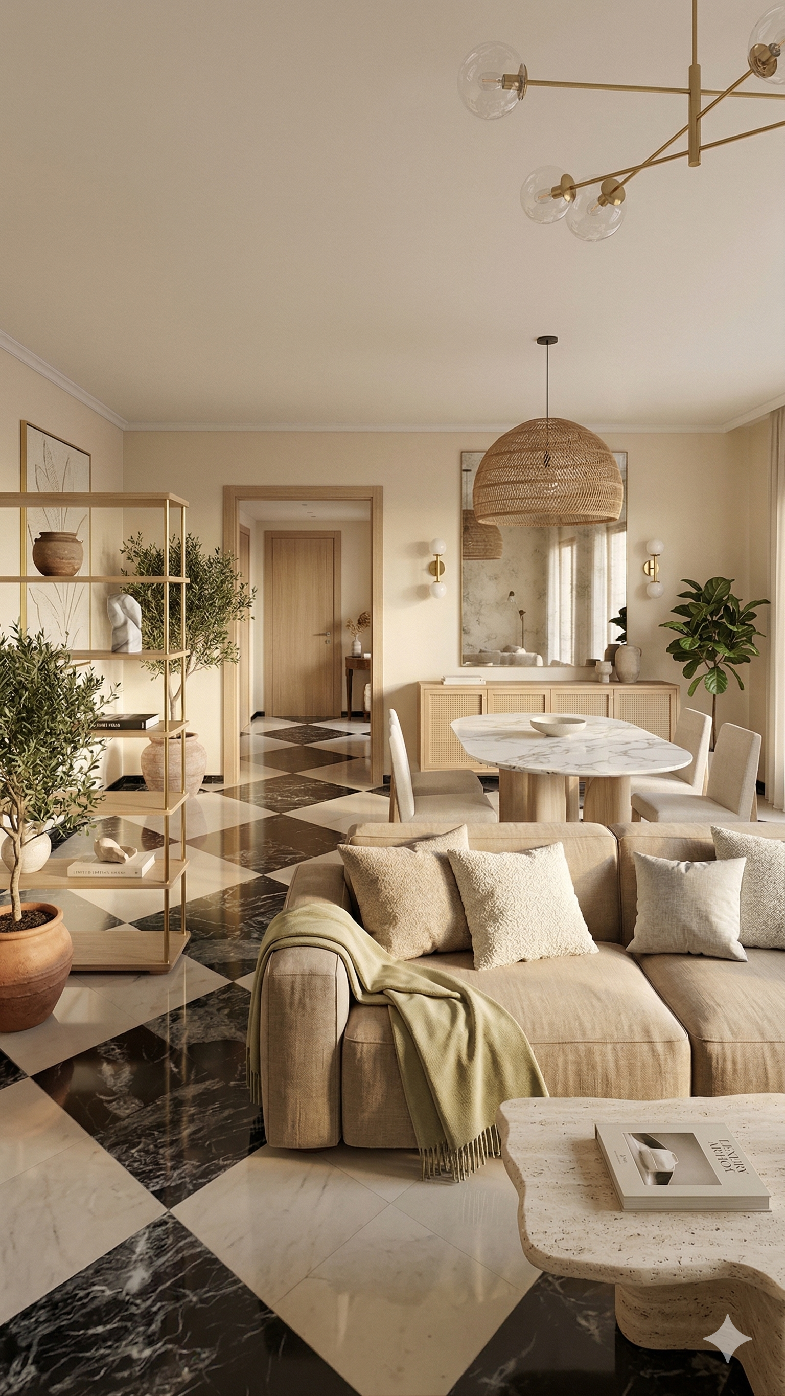 Salón render