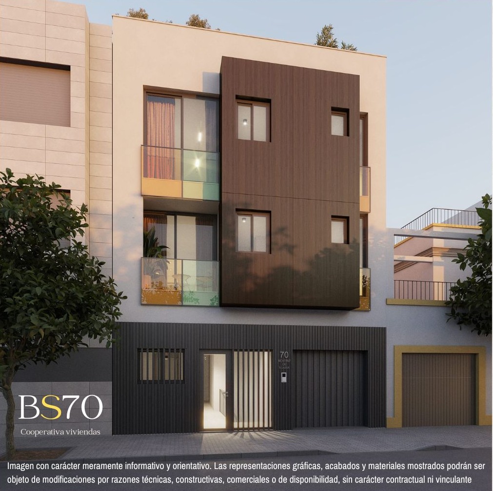 Render fachada BS70 — Beatriz de Suabia 70, Nervión